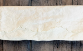 Set of 2 Vtg Embroidered Floral Linen Pillowcase Covers Dainty Scalloped Edge image 11