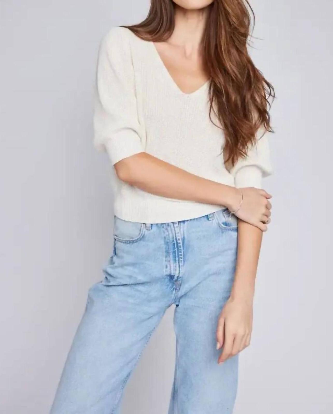 Gentle Fawn Short Sleeve Sweater Size S - $65.34