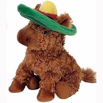 Siesta Donkey with Hat Retired Ty Beanie Baby MWMT Collectible - £7.97 GBP