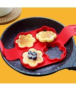Egg Pancake Ring Nonstick Pancake Maker Mold Silicone Egg Cooker fried egg shape - £4.39 GBP - £9.04 GBP