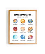 Watercolor Planet Art Solar System Wall Art Planets Posters - Digital Do... - $1.19