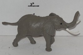 Elephant 7&quot; Animal Pretend Play PVC Figure Jungle Wild Life Gray - $4.76