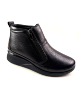 Mastic Soul by Bonavi 061 Leather Low Wedge Ankle Bootie - $208.82 CAD