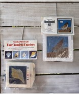 80s NIP Vintage Needlepoint 2 Craft Kits Nautical Down-East Crafts Bird ... - $38.84 CAD