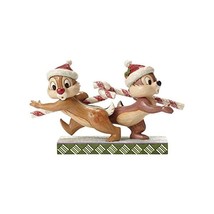 Disney Traditions Candy Cane Caper Chip N Dale Ornament  - £73.19 GBP