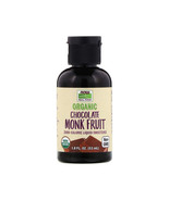 Now Foods Organic Monk Fruit Zero-Calorie Liquid Sweetener, Chocolate,1.... - $23.94 CAD