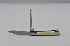 Richards Sheffield England 2 Blade Ivory Fisherman&#39;s Scaler 4 1/2&quot; - $35.00