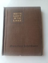 Antique 1916 Scott&#39;s The Lady Of The Lake by Macmillan Co. Pocketbook Classics. - £9.74 GBP