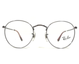 Ray-Ban Eyeglasses Frames RB6242 2502 Polished Silver Round Wire Rim 47-... - £88.37 GBP
