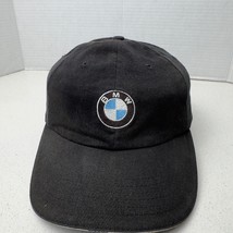 BMW Hat Baseball Cap Embroidered Logo Adjustable Black Automotive - $41.99