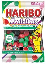 Haribo Fraizibus Gummies -Snack Bag 100g -Made In France Free Shipping - $8.17