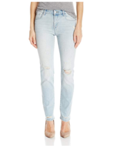 J BRAND Womens Jeans Straight Amelia Starstruck Destruct Blue Size 26W JB000373 - £62.98 GBP