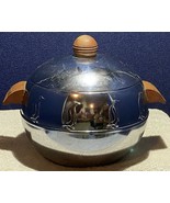 Vintage West Bend Penguin Ice Bucket WOODEN Handles Hot Cold Insulated S... - €12,98 EUR