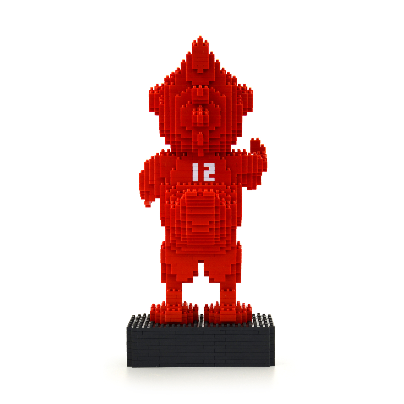 Mighty Red (LFC Mascot) Brick Sculpture (JEKCA Lego Brick) DIY Kit Item image 6