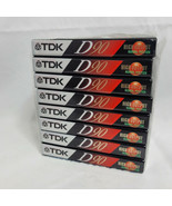 Lot of 8 TDK D90 MIN Audio Cassette Blank Tapes High Output Sealed - $32.34 CAD