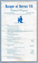 1941 S.Paul Minnesota Mn Invernale Festival Maschera Di Boreas VII Progr... - $21.45