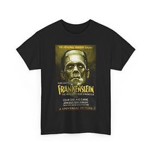 Frankenstein Movie Poster Tee, Classic Monster Film Tshirt, Horror Fan Gift - $19.50+