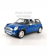 2001 Mini Cooper 1/18 Scale Diecast Model Car - BLUE - $41.45 CAD