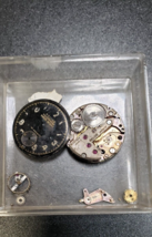 RARE Vintage LOT 1960&#39;s Relide Watch Black Dial Movement Gear Waterproof... - £37.82 GBP