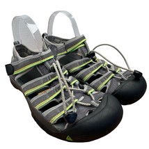 Keen Newport H2 Waterproof Hiking Sport Sandals Men US 7 UK 6 EU 39 Green Gray - £21.70 GBP