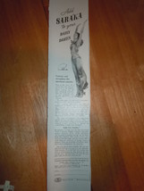 Vintage Saraka Exercise&amp; Strengthening Print Magazine Advertisements 1937 - $4.99