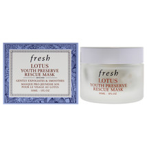 Lotus Youth Preserve Rescue Mask by Fresh for Women - 1 oz Mask - £21.35 GBP