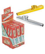 12Pcs Metal Kazoo Lot Mouth Flute Kazoo Toys for Kids Party Gift Orff In... - $19.95