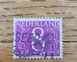 Netherlands Stamp 8c Used Violet - £1.48 GBP