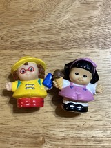 Fisher Price Little People Figures Asian Girl Ice Cream Cone &amp; Red Glasses - £7.89 GBP