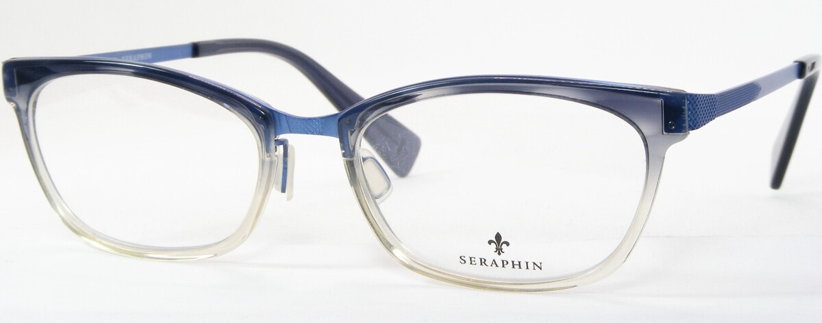 Seraphin Von Ogi LAURA 8797 Blau Fade Brille Brillengestell 51-19-140mm ... - $195.02