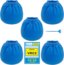 5 Pack VRC2 Vacuum Filter for Armor All 2.5 Gallon and Vacmaster 1.5 to 3.2 Gall - £14.59 GBP