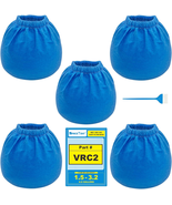 5 Pack VRC2 Vacuum Filter for Armor All 2.5 Gallon and Vacmaster 1.5 to ... - $19.56