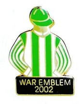 2002 - WAR EMBLEM - Kentucky Derby Jockey Silks Pin - $18.00