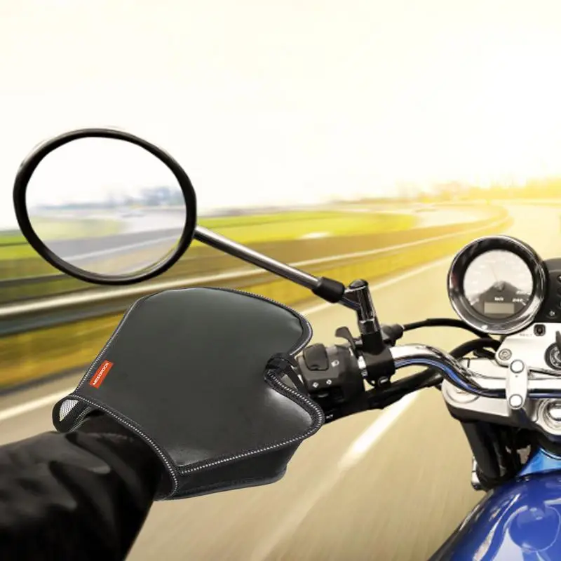 Motorcycle Handlebar Muffs - Reflective Strip, Waterproof, Sun Protection, Sho - £16.13 GBP