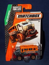 Matchbox 2014 Explorers Series Travel Tracker Truck Unpainted Grey &amp; Orange - £1.96 GBP