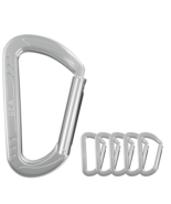 GCA Pro GripLock 5 Pack Carabiner Heavy Duty 2700 lbs capacity Snap Clip... - $14.99