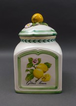 Villeroy &amp; Boch Germany French Garden Charm Citrus Limon Lidded Jar Cani... - $99.99