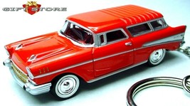 Rare! Key Chain Red 57/1957 Chevy Nomad Bel Air Chevrolet New Custom Ltd Edition - £35.39 GBP