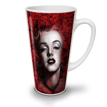 Marilyn Deep Red Lips NEW White Tea Coffee Latte Mug 12 17 oz | Wellcoda - £16.72 GBP+