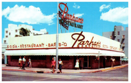 Parhams Restaurant Miami Beach Florida Postcard Posted 1962 - £5.30 GBP