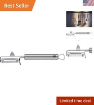 Profi Plus 19 cm Stainless Steel Vegetable Peeler - Swivel Design for Ef... - $37.50