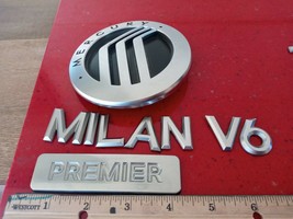 06-11MERCURY Milan V6 Premiere Rear Trunk Lid Emblem Logo Badge Used Oem - £14.07 GBP