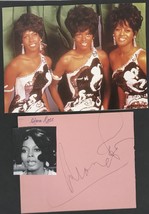Diana Ross Signed Autographed Vintage Signature Page Display - £31.85 GBP