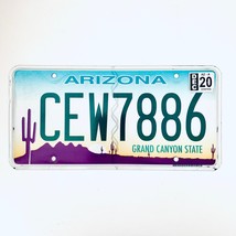 2020 United States Arizona Grand Canyon State Passenger License Plate CEW7886 - £13.21 GBP