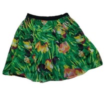 Nue Options Cute Skirt ~ Sz PXL ~ Green ~ Flare ~ Knee Length ~ Stretch Waist - £13.66 GBP