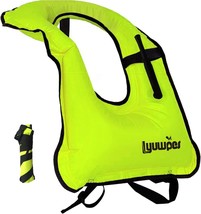 Inflatable Snorkel Vest Adult Snorkeling Jackets Free Diving Swimming Sa... - $32.99