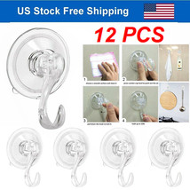 Heavy Duty Suction Cup Hook Wreath Holders Suction Cup Hook Wall Hanger 12Pcs - £33.28 GBP