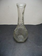 FTD 1982 9&quot; Tall Glass Flower Vase 3 1/2&quot; Wide at Base *USED* - £9.81 GBP