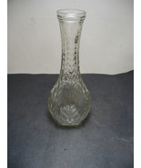 FTD 1982 9&quot; Tall Glass Flower Vase 3 1/2&quot; Wide at Base *USED* - €11,14 EUR