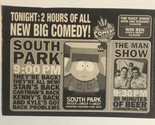 South Park The Man Show Tv Guide Print Ad TPA11 - £4.74 GBP